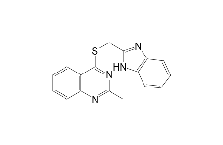 4-(1H-Benzoimidazol-2-ylmethylsulfanyl)-2-methyl-quinazoline