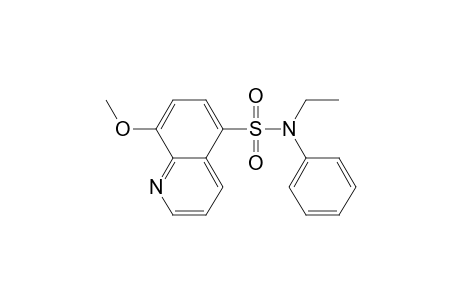 5-Quinolinesulfonamide, N-ethyl-8-methoxy-N-phenyl-