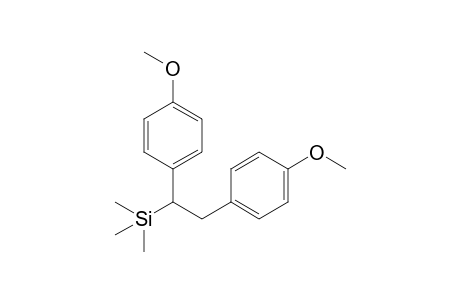 1,2-bis(p-Methoxyphenyl)-1-(trimethylsilyl)ethane