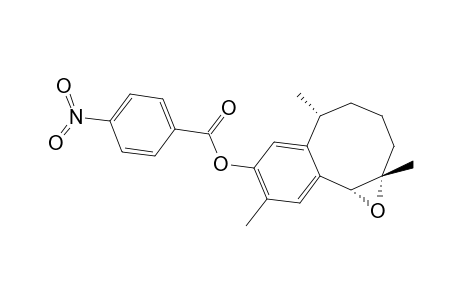 (8R,13S,14R)-(+)-13,14-EPOXY-ISOPARVIFOLINE-PARA-NITRO-BENZOATE