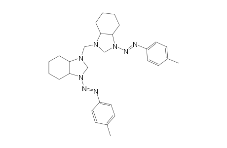 #6G;1-[2-(PARA-METHYLPHENYL)-1-DIAZENYL]-3-[[3-[2-(PARA-METHYLPHENYL)-1-DIAZENYL]-PERHYDROBENZO-[D]-IMIDAZOL-1-YL]-METHYL]-PERHYDROBENZO-[D]-IMIDAZOLE