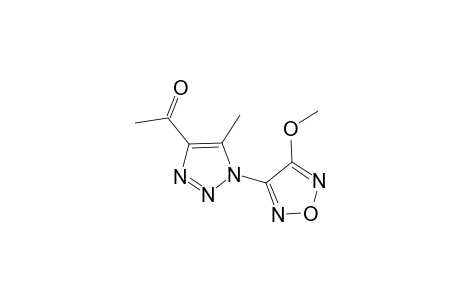 1-[1-(4-methoxy-1,2,5-oxadiazol-3-yl)-5-methyl-1H-1,2,3-triazol-4-yl]ethanone