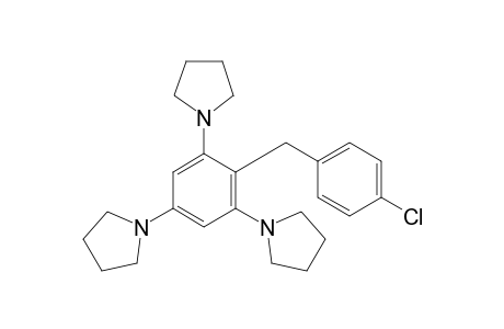 1,1',1''-[2-(p-chlorobenzyl)-s-phenenyl]tripyrrolidine