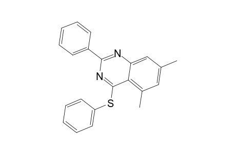 5,7-Dimethyl-2-phenyl-4-phenylsulfanyl-quinazoline