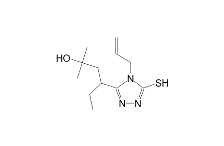 4-(4-allyl-5-sulfanyl-4H-1,2,4-triazol-3-yl)-2-methyl-2-hexanol