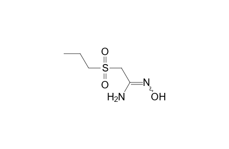 2-(propylsulfonyl)acetamidoxime