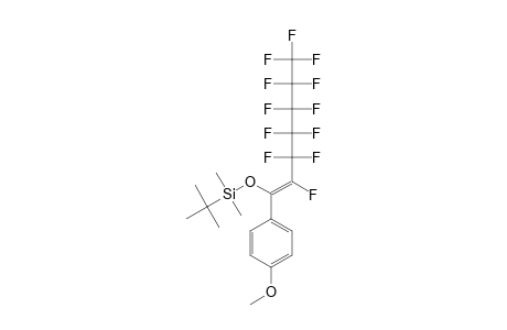 1-(4-METHOXYPHENYL)-1-[(TERT.-BUTYLDIMETHYLSILYL)-OXY]-PERFLUOROHEPTENE