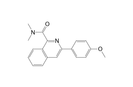 3-(4-Methoxyphenyl)-N,N-dimethylisoquinoline-1-carboxamide