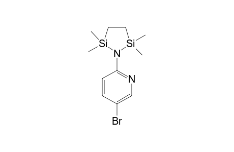 1-Aza-1-(5'-bromo-2'-pyridinyl)-2,2,5,5-tetramethyl-2,5-disilacyclopentane