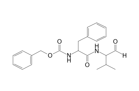 1-Butanal, (2s)-2-[N-(benzyloxycarbonyl-(s)-phenylalanyl)amino]-3-methyl-