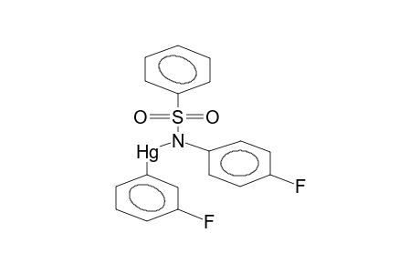 N-(META-FLUOROPHENYLMERCURO)-N-(PARA-FLUOROPHENYL)BENZENSULPHONYLAMIDE