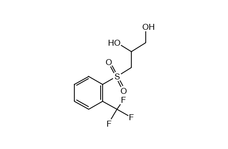 3-[(alpha,alpha,alpha-TRIFLUORO-o-TOLYL)SULFONYL]-1,2-PROPANEDIOL