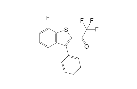 7-fluoro-2-trifluoroacetyl-3-phenylbenzothiophene