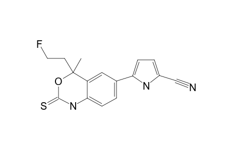 5-[4-(2-FLUOROETHYL)-4-METHYL-2-THIOXO-1,4-DIHYDRO-2-H-BENZO-[D]-[1.3]-OXAZIN-6-YL]-1-H-PYRROLE-2-CARBONITRILE