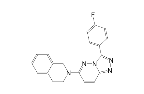 isoquinoline, 2-[3-(4-fluorophenyl)[1,2,4]triazolo[4,3-b]pyridazin-6-yl]-1,2,3,4-tetrahydro-