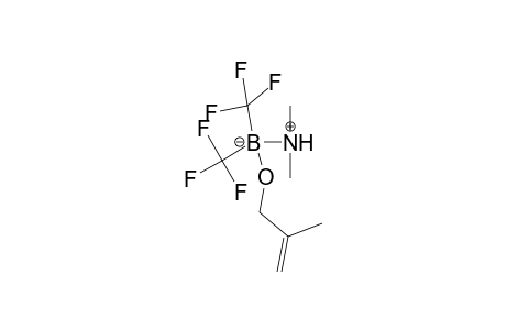 2-Propene, 2-methyl-1-[dimethylamine(N-B)bis(trifluoromethylboryl)oxy]-