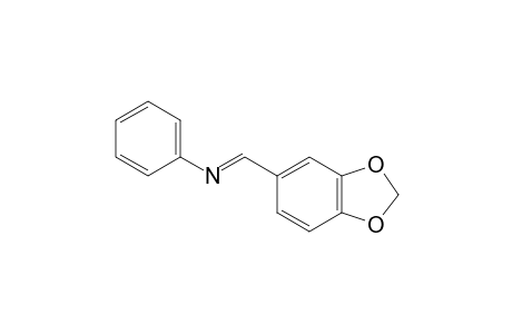 N-(3,4-METHYLENEDIOXYBENZYLIDENE)-ANILINE