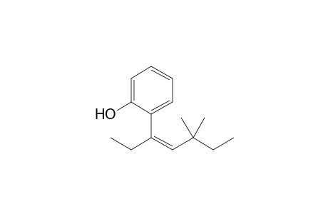 (Z)-2-(3,3-Dimethyl-1-ethylpent-1-enyl)phenol