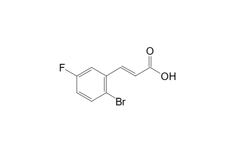 2-Bromo-5-fluorocinnamic acid