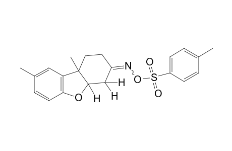 8,9bb-dimethyl-1,4,4ab, 9b-tetrahydro-3(2H)-dibenzofuranone, O-(p-tolylsulfonyl)oxime