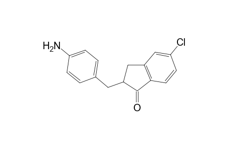 2-(4-Aminobenzyl)-5-chloro-2,3-dihydro-1H-inden-1-one