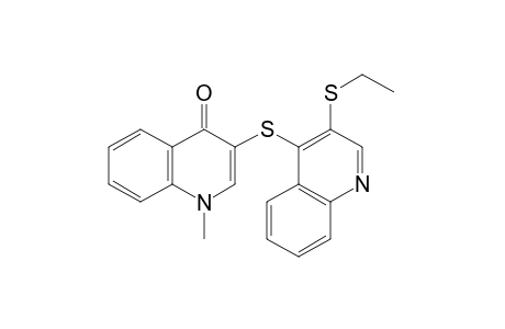 3-{[3-(ethylthio)-4-quinolyl]thio}-1-methyl-4(1H)-quinolone