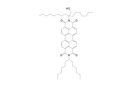 2-[2'-Heptyl-2'-(hydroxymethyl)nonyl]-9-(1"-hexylheptyl)-anthra[2,1,9-def : 6,5,10-d'e'f']disiquinoline-1,3,8,10-tetraone