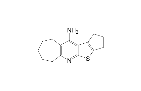 1,2,3,6,7,8,9,10-Octahydrocyclohepta[e]cyclopenta[4,5]thieno[2,3-b]pyridin-11-amine