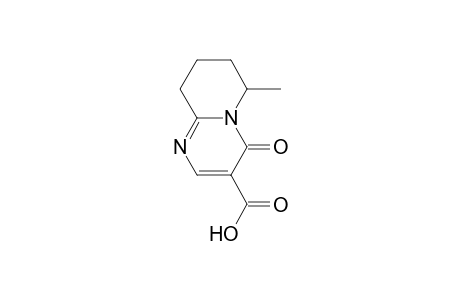 6-METHYL-4-OXO-6,7,8,9-TETRAHYDRO-4H-PYRIDO-[1,2-A]-PYRIMIDIN-3-CARBONSAEURE