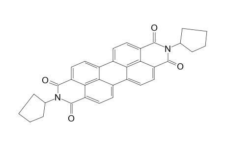 N,N'-dicyclopentyl-3,4,9,10-perylenetetracarboxylic 3,4:9,10-diimide