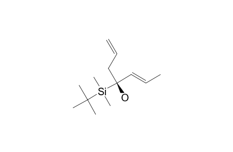 (E)-4-[(TERT.-BUTYL)-DIMETHYLSILYL]-HEPTA-1,5-DIEN-4-OL