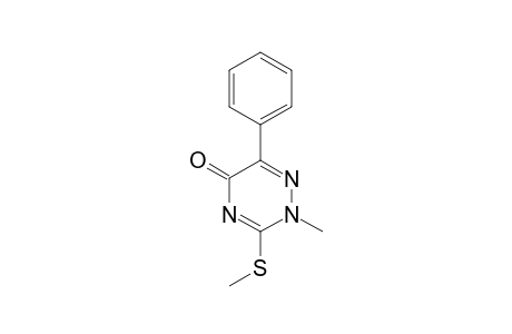 2-METHYL-3-METHYLTHIO-6-PHENYL-1,2,4-TRIAZIN-5(2H)-ONE