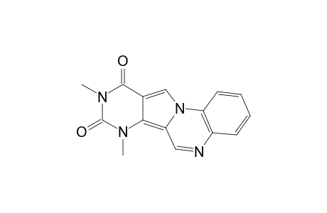 7,9-dimethylpyrimido[4',5':3,4]pyrrolo[1,2-a]quinoxaline-8,10(7H,9H)-dione