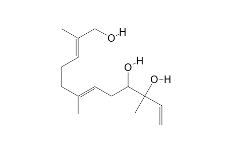 (2E,6E)-2,6,10-trimethyldodeca-2,6,11-triene-1,9,10-triol