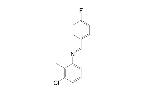 3-chloro-N-(p-fluorobenzylidene)-o-toluidine