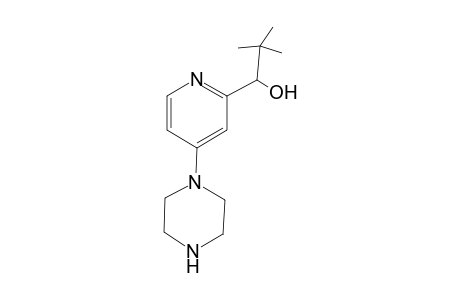 ((2-(2,2-Dimethyl-1-hydroxypropyl-))-4-pyridyl)-1-piperazine