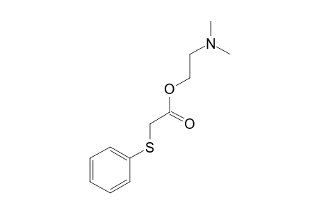 (PHENYLTHIO)ACETIC ACID, 2-(DIMETHYLAMINO)ETHYL ESTER