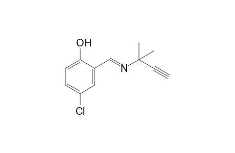 4-chloro-2-[N-(1,1-dimethyl-2-propynyl)formimidoyl]phenol