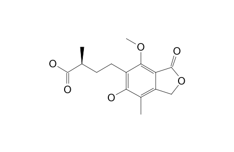 6-(3-CARBOXYBUTYL)-7-HYDROXY-5-METHOXY-4-METHYLPHTHALAN-1-ONE