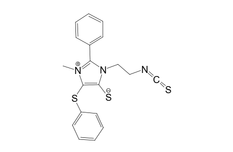 3-(2-Isothiocyanatoethyl)-1-methyl-2-phenyl-5-(phenylthio)imidazolium-4-thiolate