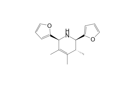 (2R*,3R*,6S*)-2,6-Di-2-furyl-3,4,5-trimethyl-1,2,5,6-tetrahydropyridine