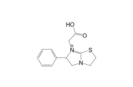 2-(6-phenyl-2,3,5,6-tetrahydroimidazo[2,1-b]thiazol-4-ium-7-yl)acetic acid