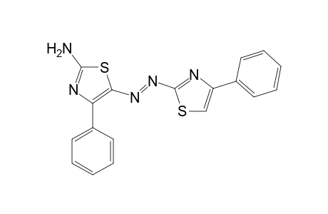 2-Amino-4-phenyl-5-(4-phenyl-2-thiazolylazo)thiazole