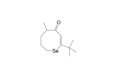 2-tert-Butyl-5-methyl-5.6.7.8-tetrahydroselenocin-4-one