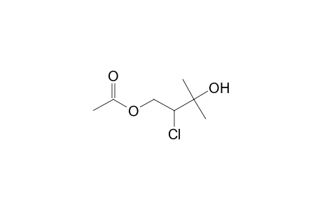 2-Chloro-3-hydroxy-3-methylbutyl acetate