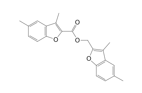 3,5-dimethyl-2-benzofurancarboxlic acid, (3,5-dimethyl-2-benzofuranyl)methyl ester