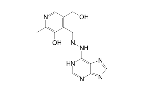 1-[Pyridoxylidene]-2-[6'-purinyl]hydrazine