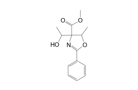 Methyl 4-(1-hydroxyethyl)-5-methyl-2-phenyl-4,5-dihydro-1,3-oxazole-4-carboxylate