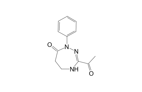 3-ACETYL-1-PHENYL-1,4,5,6-TETRAHYDRO-1-H-1,2,4-TRIAZEPIN-7-ONE