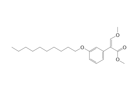 Benzeneacetic acid, 3-(decyloxy)-alpha-(methoxymethylene)-, methylester